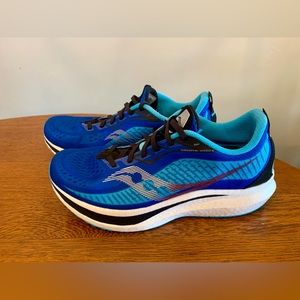 Saucony Men's Endorphin Speed 2 Royal/Black Running Athletic Shoes Size 11.5